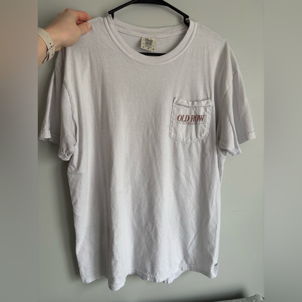 Comfort Colors White Short Sleeve Old Row Tee